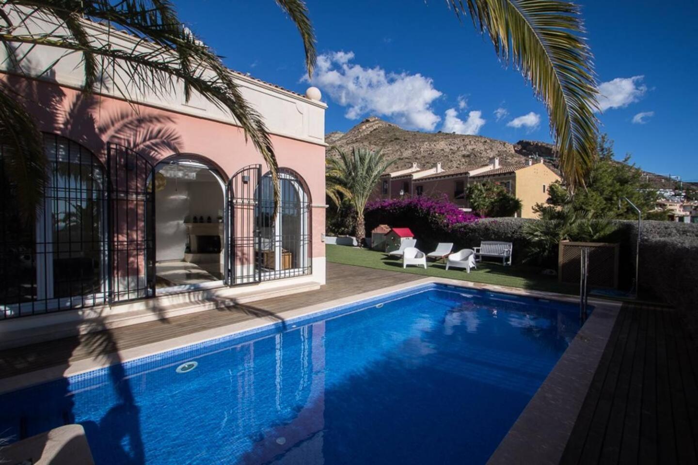 Asia Gardens Villa With Private Pool In Benidorm Cala de Finestrat Exteriör bild